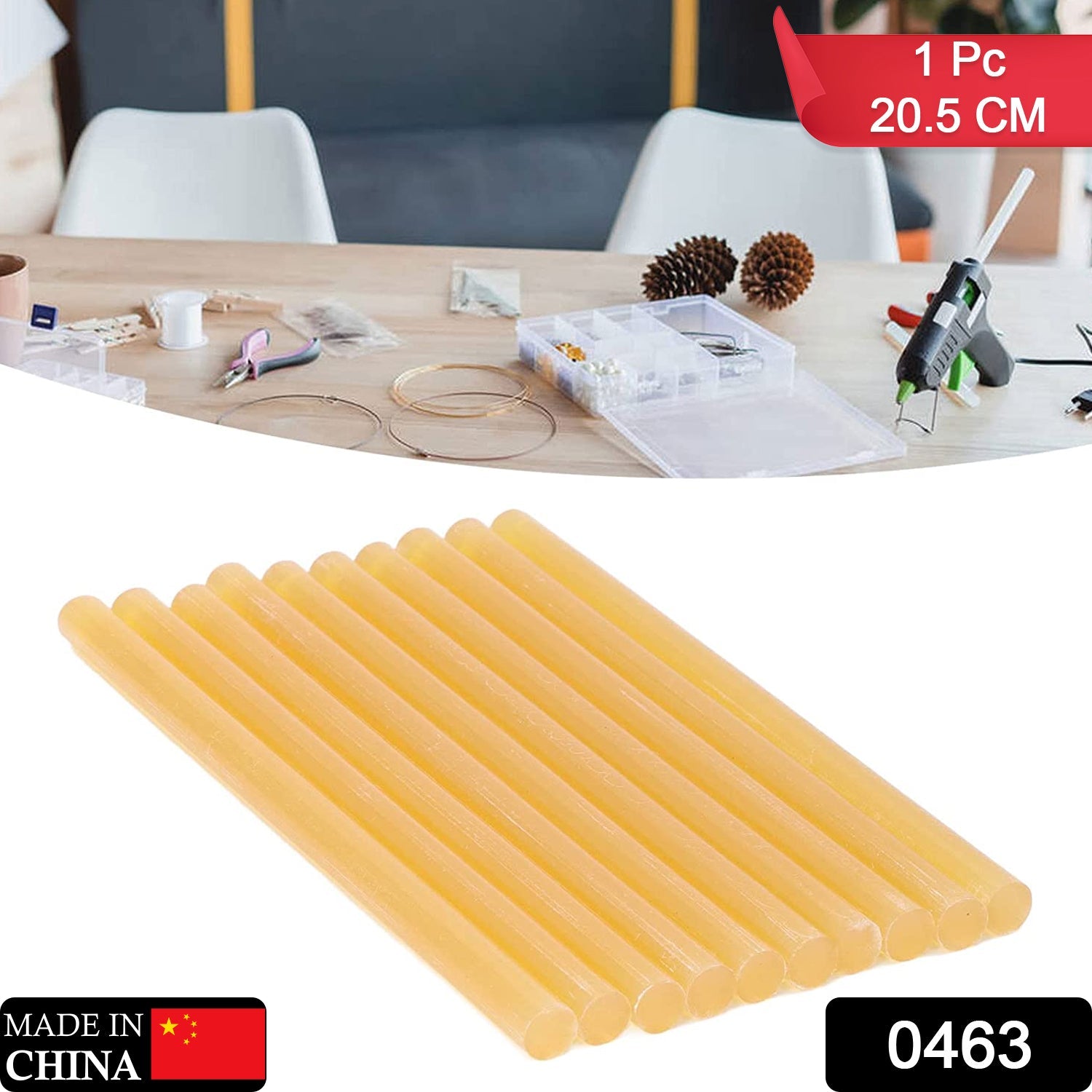 0463 Hot Melt Electric Heating Glue Stick Flexible for DIY, Sealing and Quick Repairs (1 pc) (11mm) DeoDap 0463 Hot Melt Electric Heating Glue Stick Flexible for DIY, Sealing and Quick Repairs (1 pc) (11mm) DeoDap
